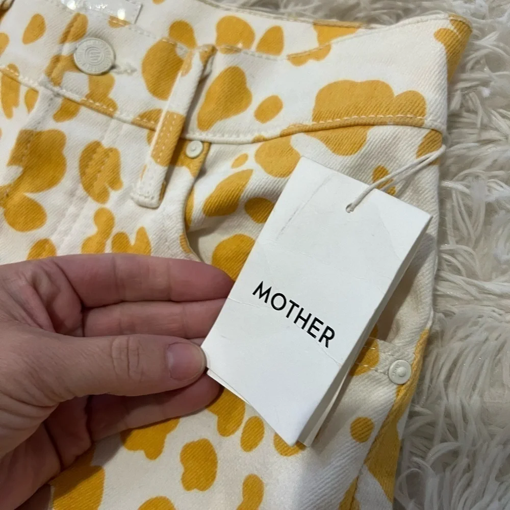 Mother - The Curbside Heel Fray Straight Leg Jeans Second Chance - Size 24 - NWT - Picture 7 of 9